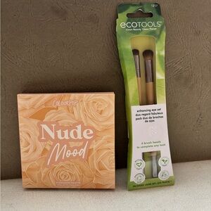 ColourPop Nude Mood Eyeshadow Palette + EcoTools Enhancing Eye Brush Set